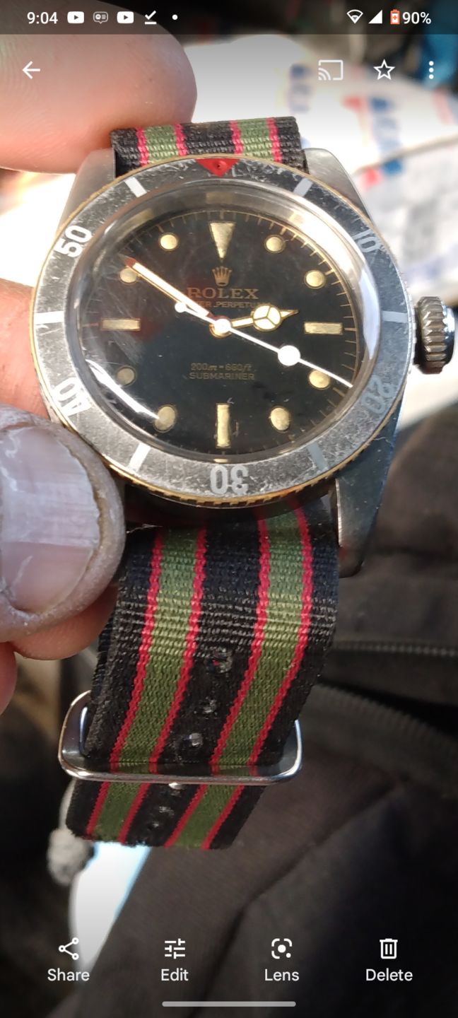 Customer photo review of Heat-Welded Plain Color Variant Mafia Strap 18, 20mm