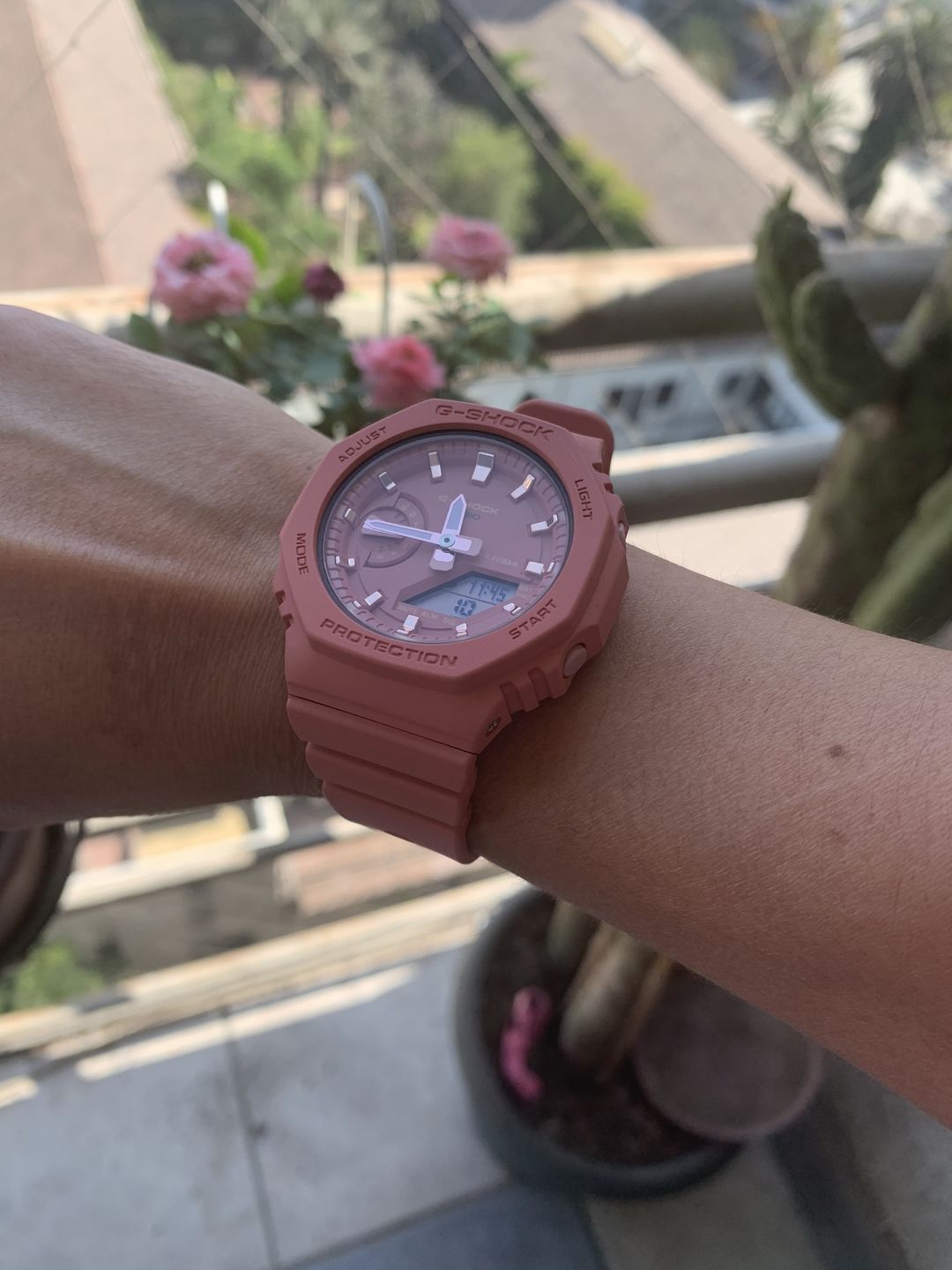 Customer photo review of Reloj Casio G-Shock "Casioak" Woman GMA-S2100-4A2DR Carbon Core Mini