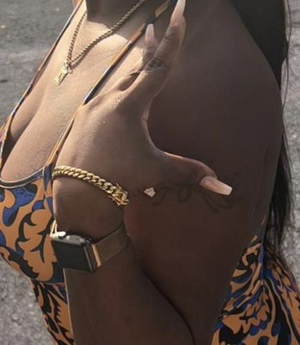 Customer photo review of Cuban Link Gold Bracelet