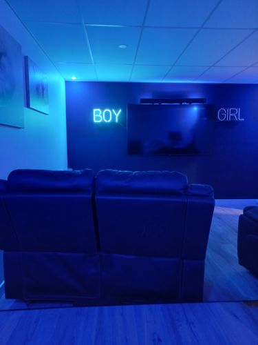 Customer photo review of Custom Neon Signs