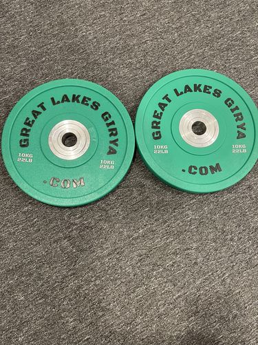 Customer photo review of Great Lakes Girya Polyurethane Bumper Plates