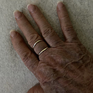 Customer photo review of Women's Splint Ring Sterling Silver