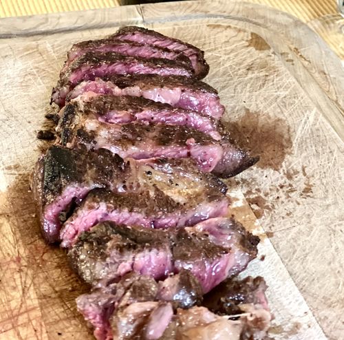 Customer photo review of Full Blood Wagyu Ribeye Steak