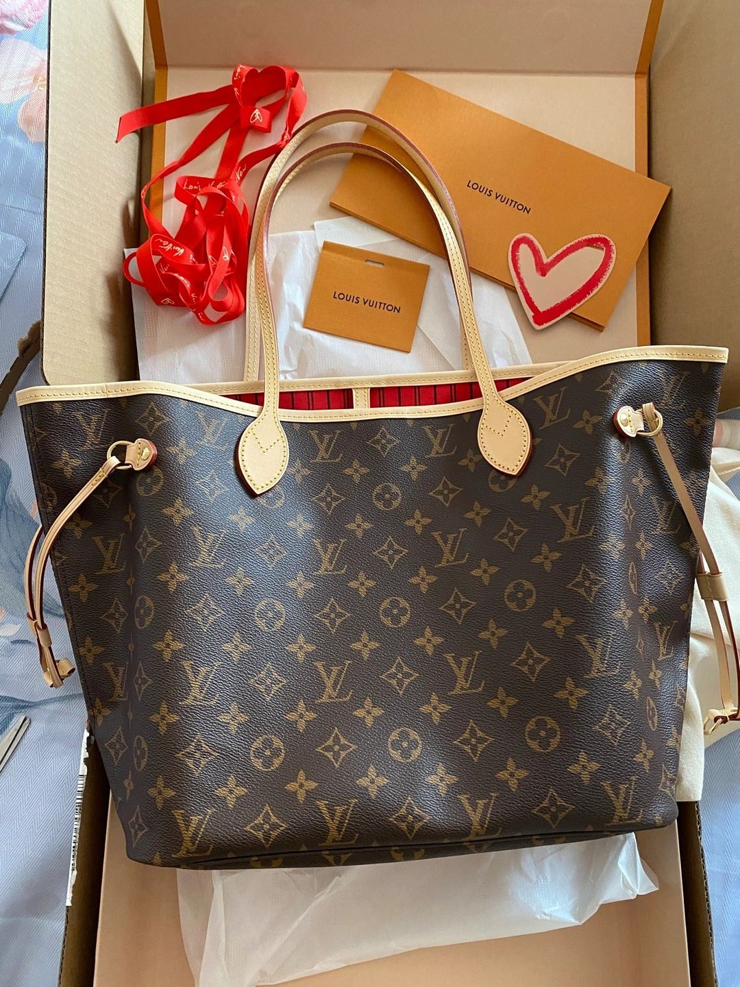 Customer photo review of 【ルイヴィトン】SS21新作バッグ♪ネヴァーフル MM☆選べる4色