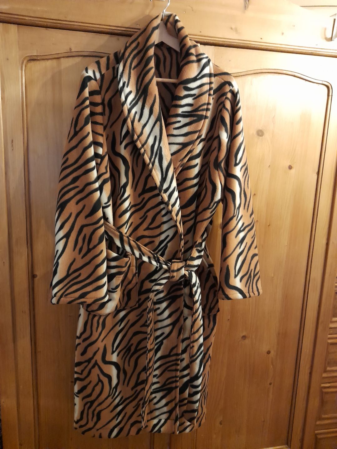 Customer photo review of Tiger Anti Pill Polar Fleece Fabric