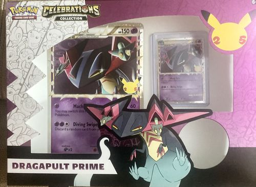 Customer photo review of Pokemon: Celebrations Dragapult Prime Collection