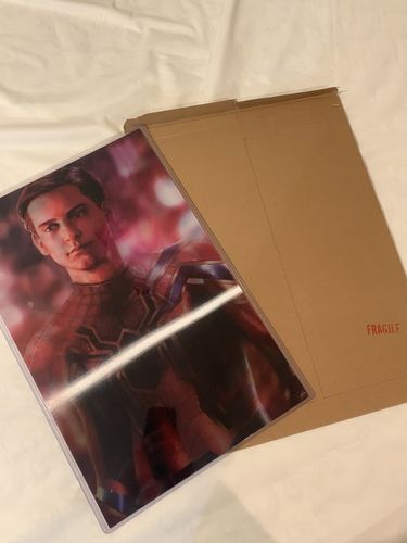 Customer photo review of 3D Triple Transition [Arachnids Assemble] Lenticular Print