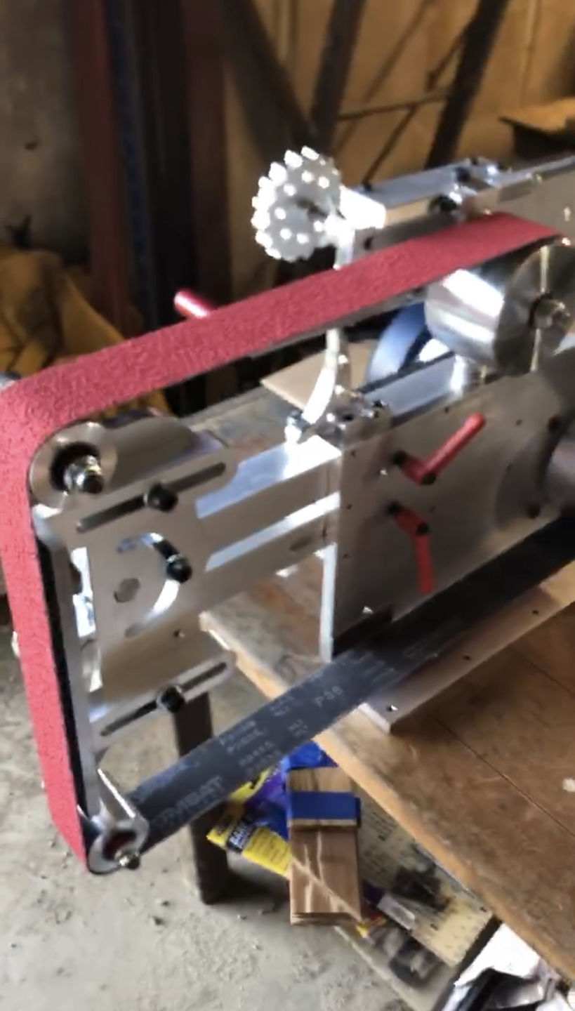 Customer photo review of 2" x 72" Shredder Belt Starter Kit