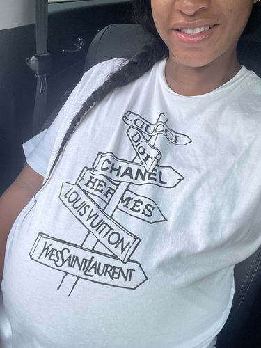 Customer photo review of Designer Corner Tee