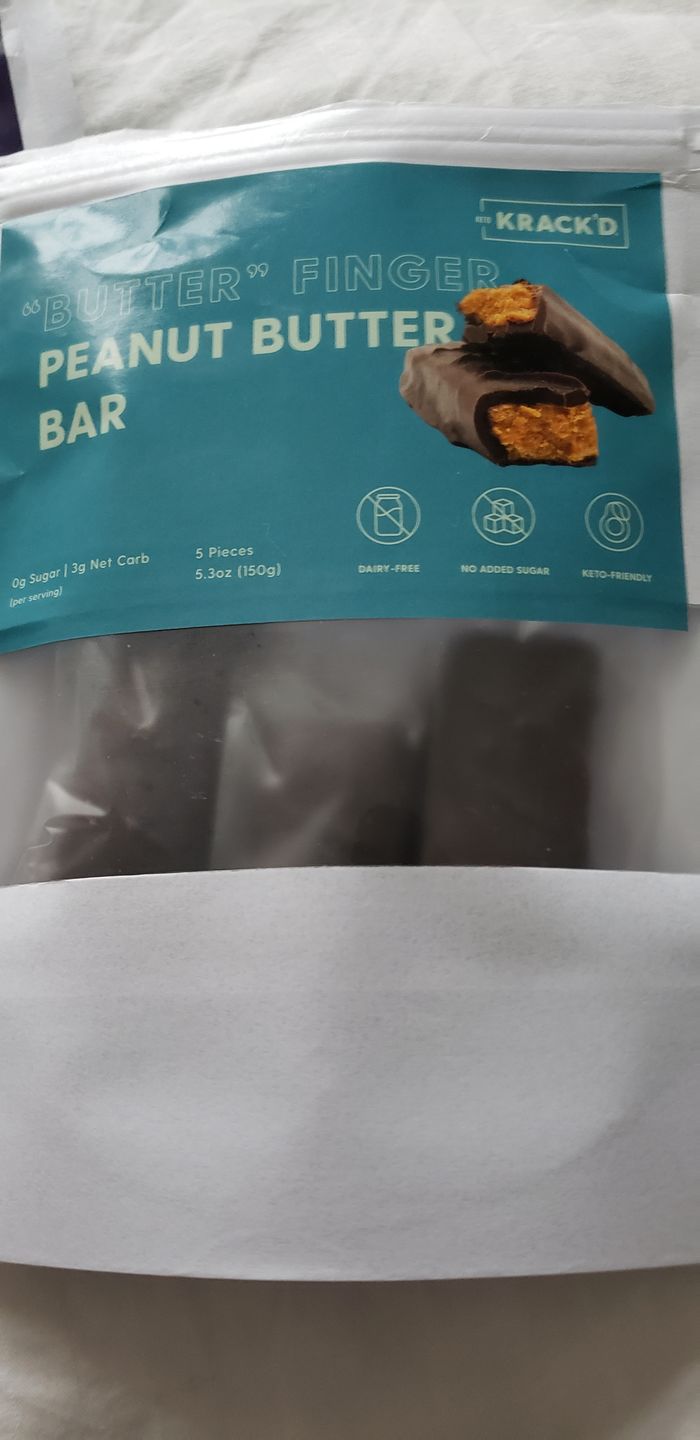Customer photo review of Dark Chocolate Peanut Butter Caramel Crunch