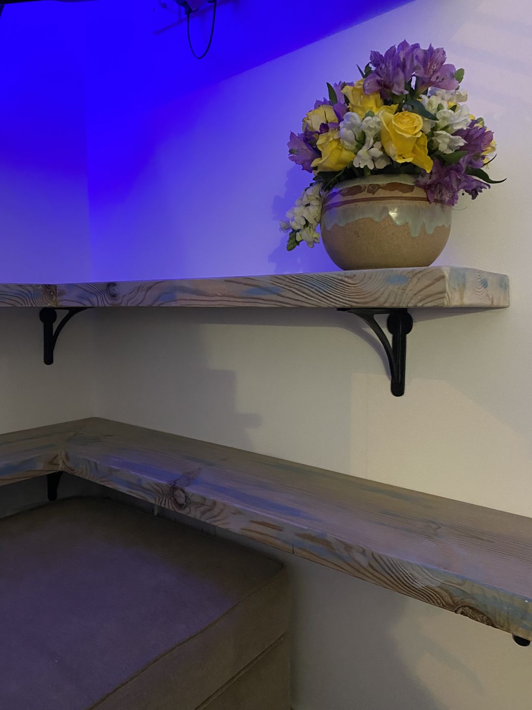 Customer photo review of 7 Inch Ironbridge Cast Iron Shelf Bracket
