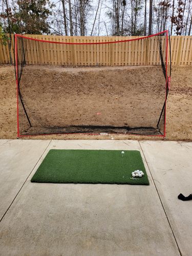 Customer photo review of Golf Net Pro 10x7 ft | Portable Golf Driving & Hitting Net