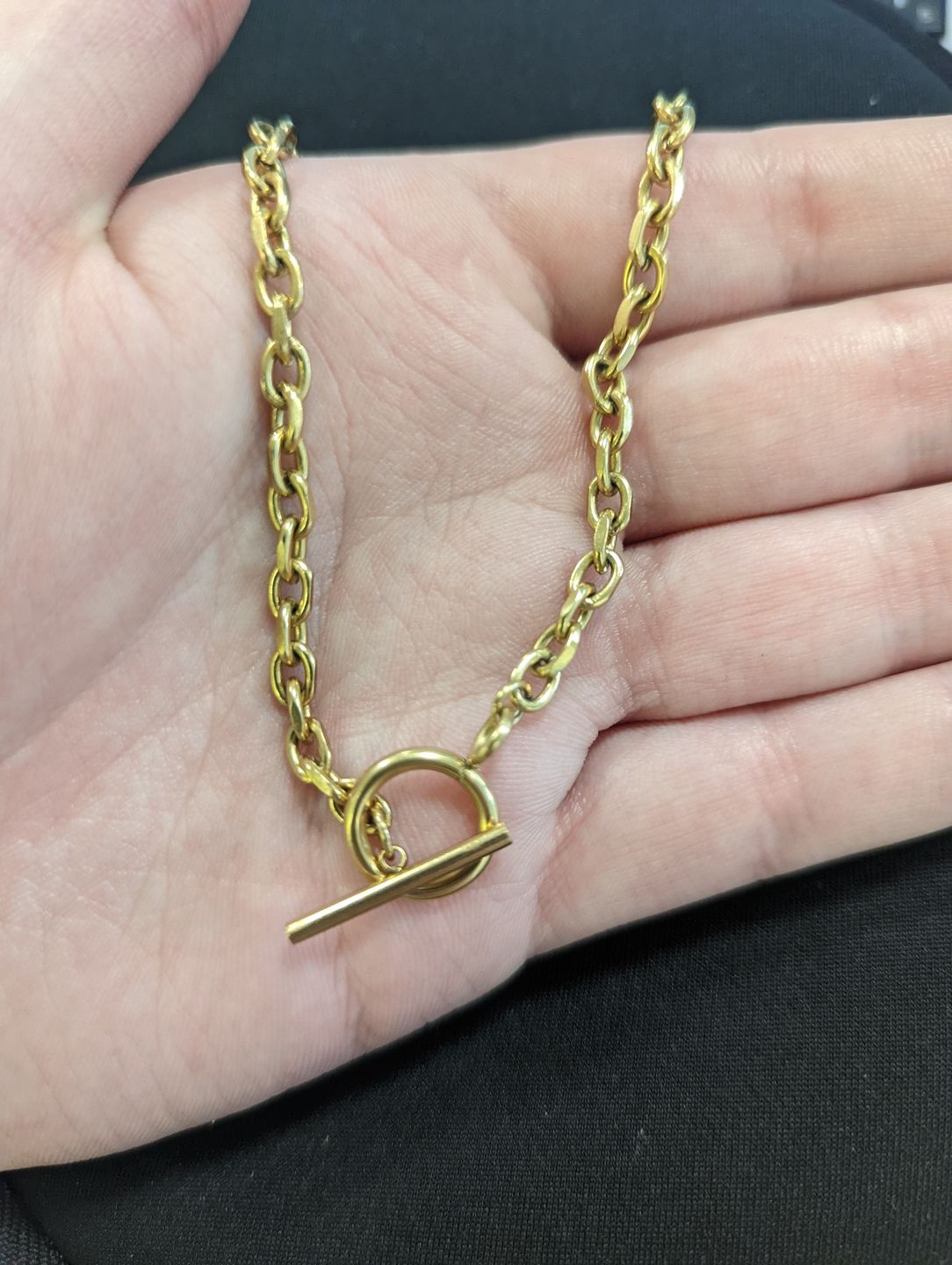 Customer photo review of Cuban Choker Necklace