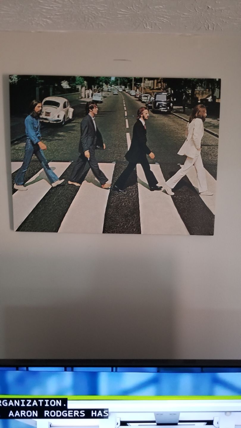 Customer photo review of Abbey Road Wall Art