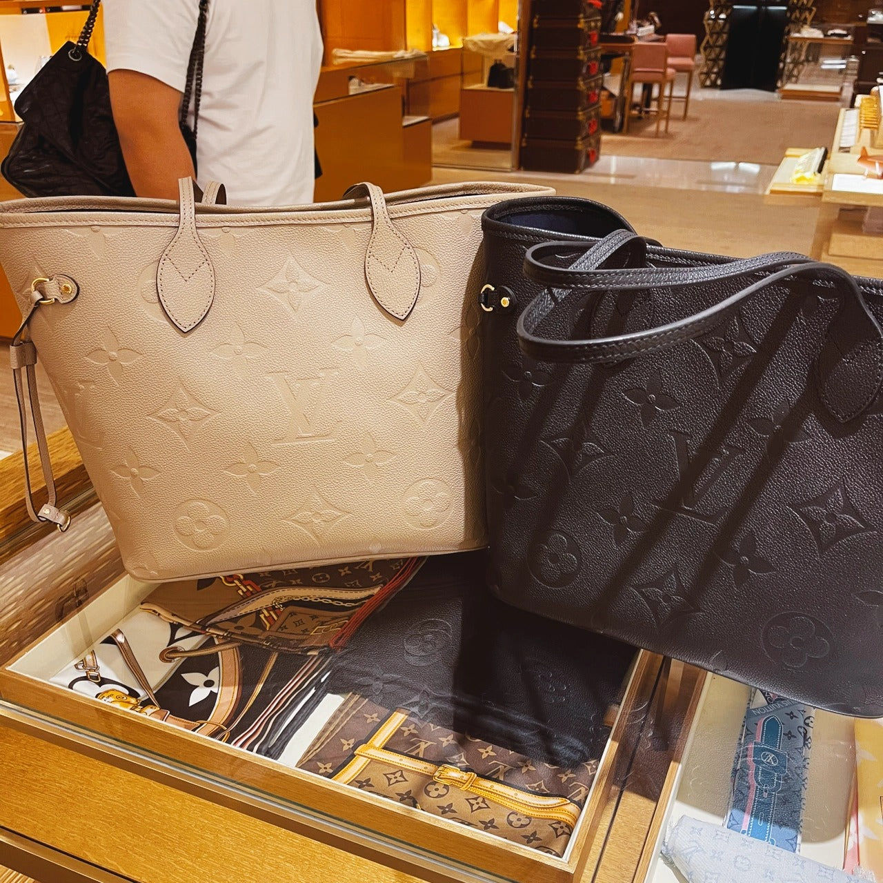 Customer photo review of 【ルイヴィトン】SS21新作バッグ♪ネヴァーフル MM☆選べる4色