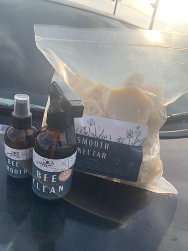 Customer photo review of Hard Wax Kit - 5LB