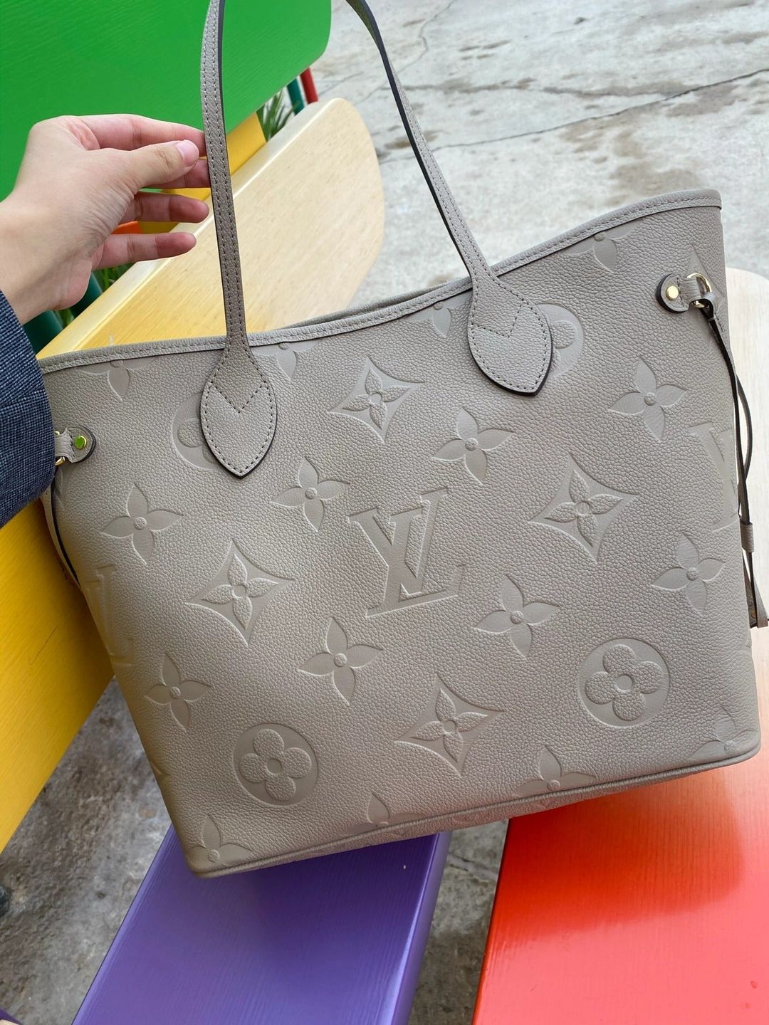 Customer photo review of 【ルイヴィトン】SS21新作バッグ♪ネヴァーフル MM☆選べる4色