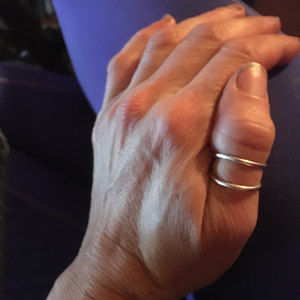 Customer photo review of Women's Splint Ring Sterling Silver