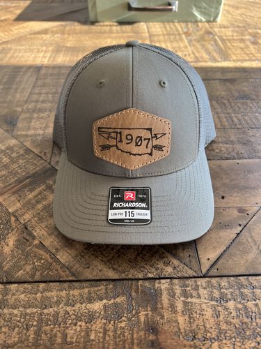 Customer photo review of Richardson 115  Leather Patch Hat