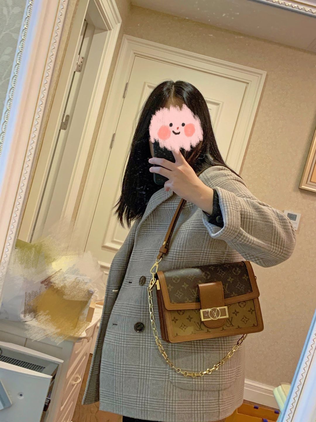 Customer photo review of 【ルイヴィトン】SS22新作★ モノグラム ドーフィーヌ MM