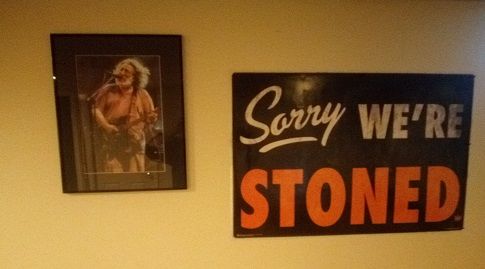 Customer photo review of Sorry We're Stoned Poster
