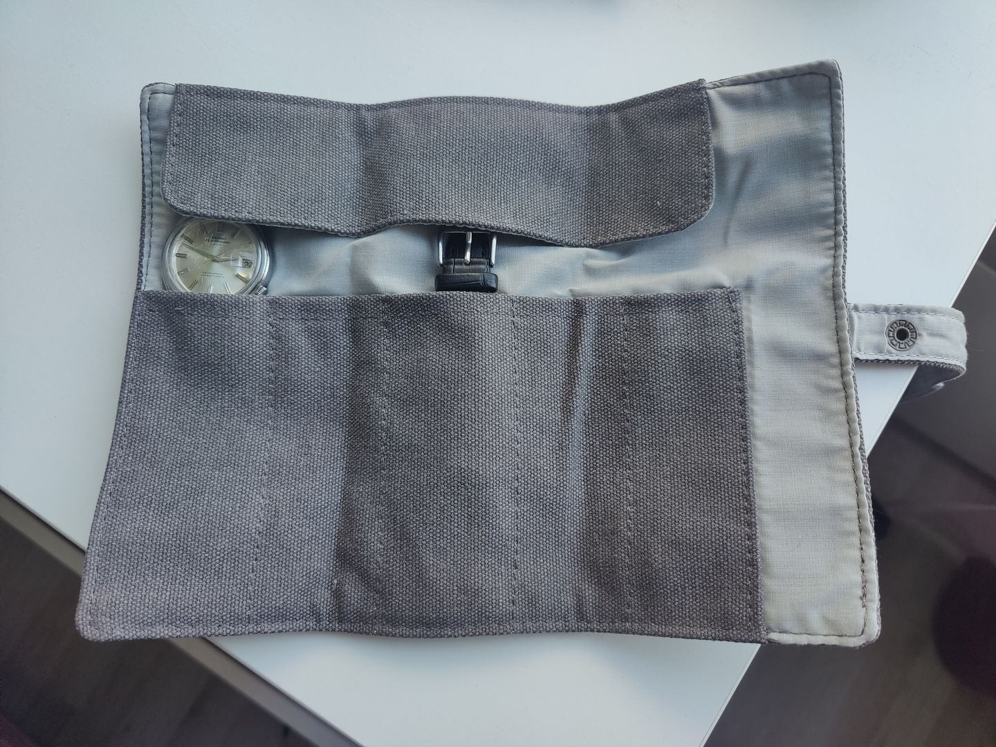 Customer photo review of Canvas Strap Roll