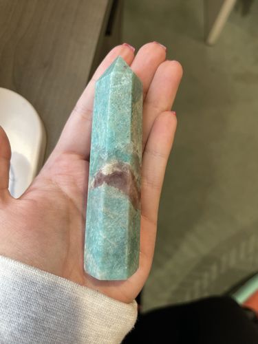 Customer photo review of Graphic Amazonite Tower