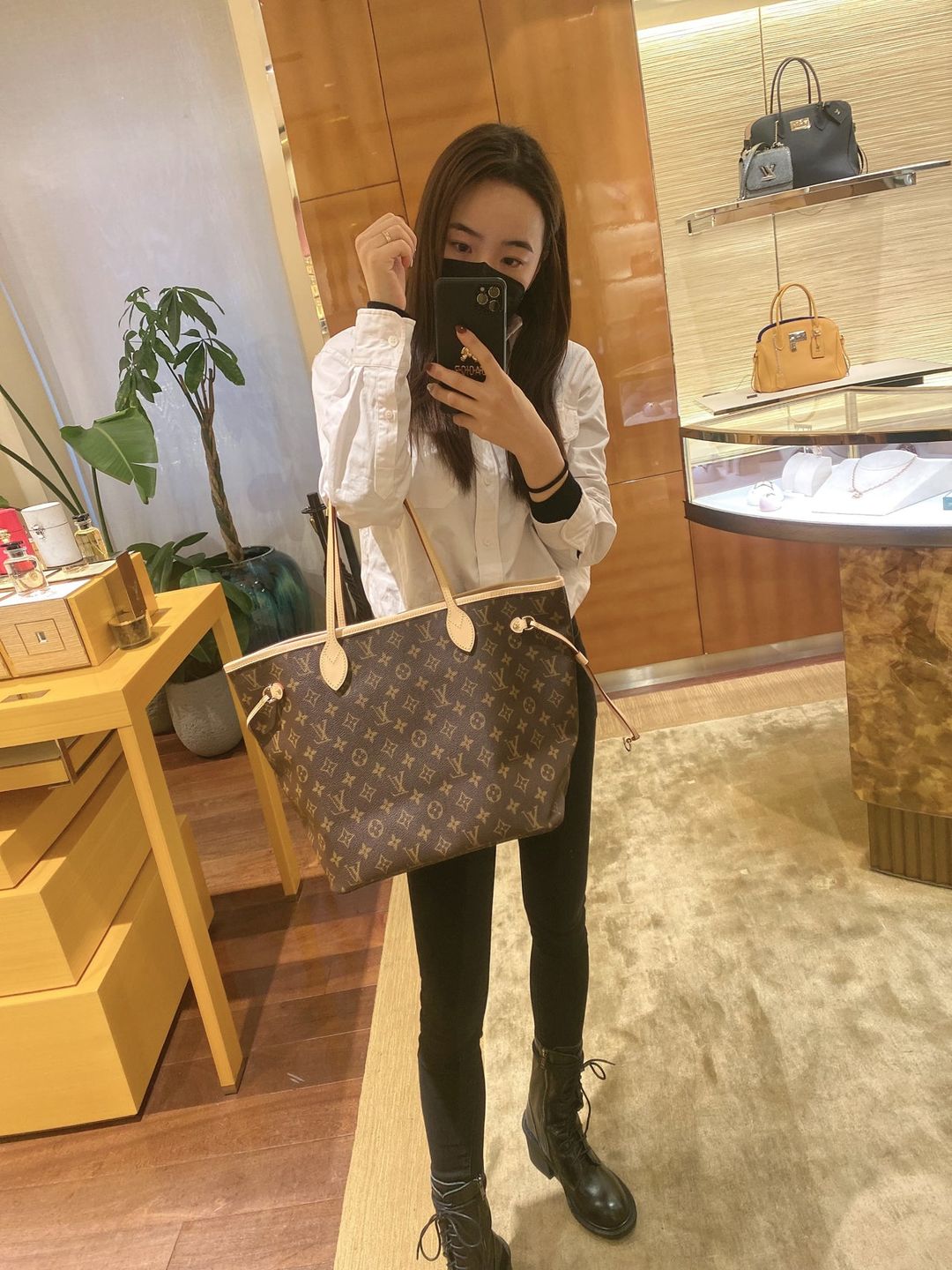 Customer photo review of 【ルイヴィトン】SS21新作バッグ♪ネヴァーフル MM☆選べる4色