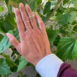 Customer photo review of Women's Splint Ring Sterling Silver