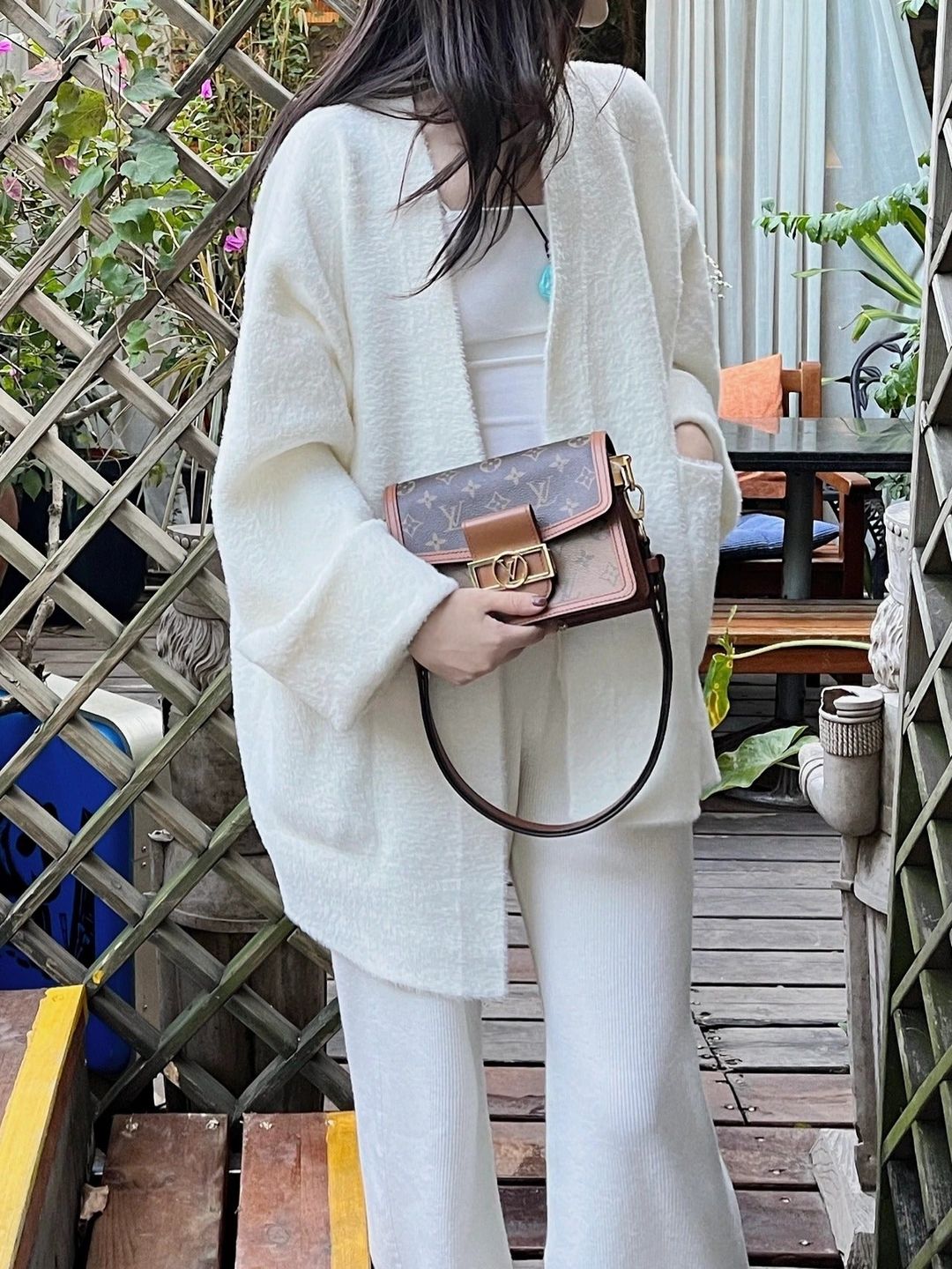 Customer photo review of 【ルイヴィトン】SS22新作★ モノグラム ドーフィーヌ MM