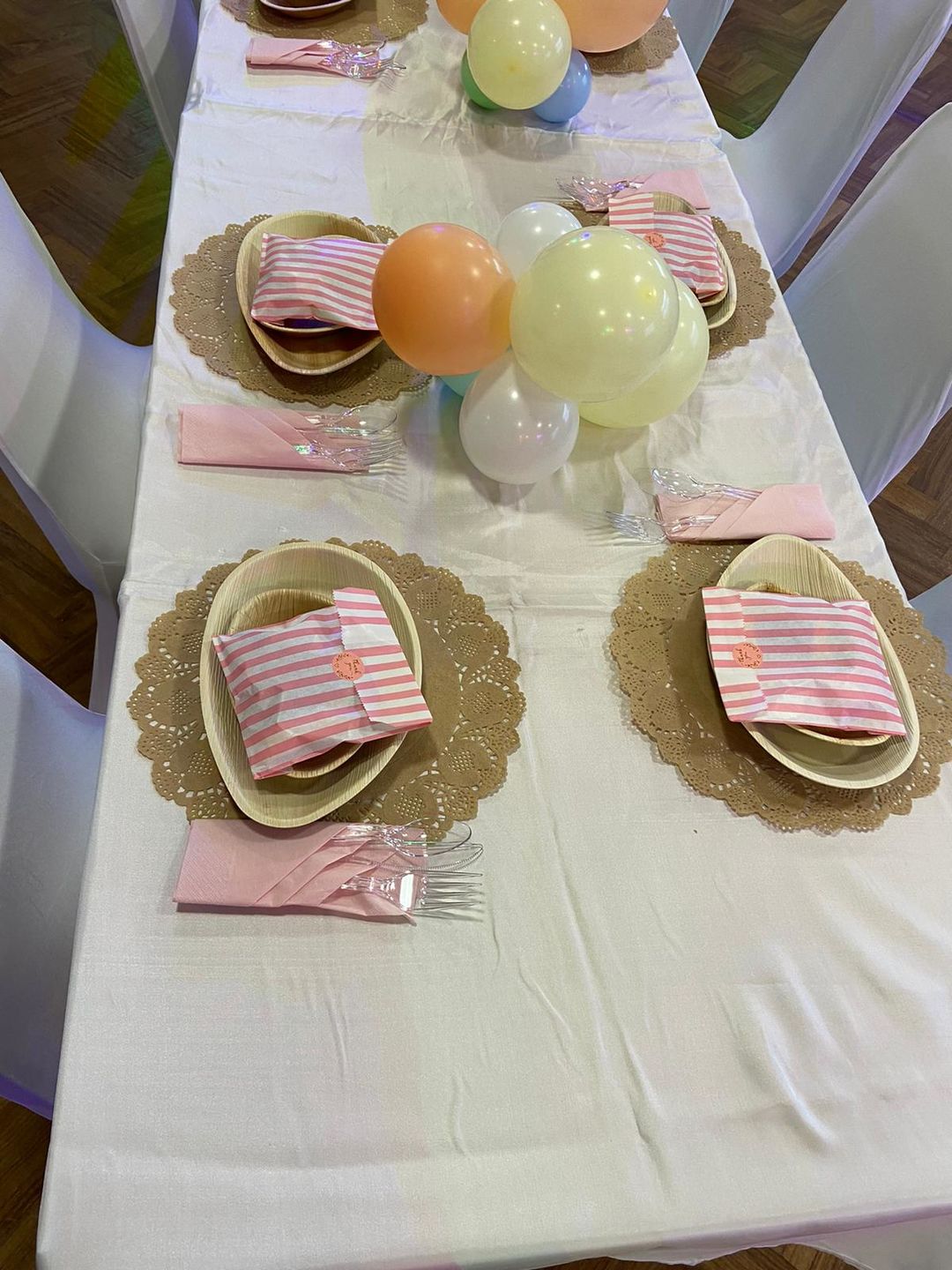 Customer photo review of Oval Palm Leaf Plates