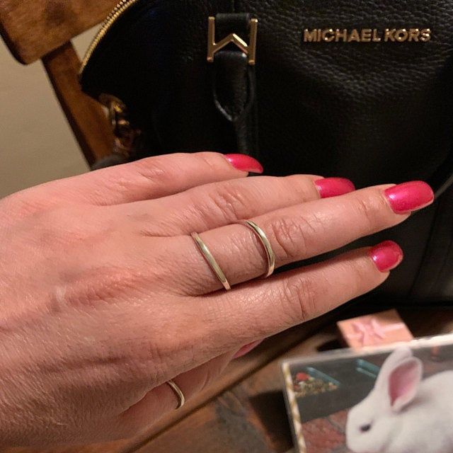 Customer photo review of Women's Splint Ring Sterling Silver