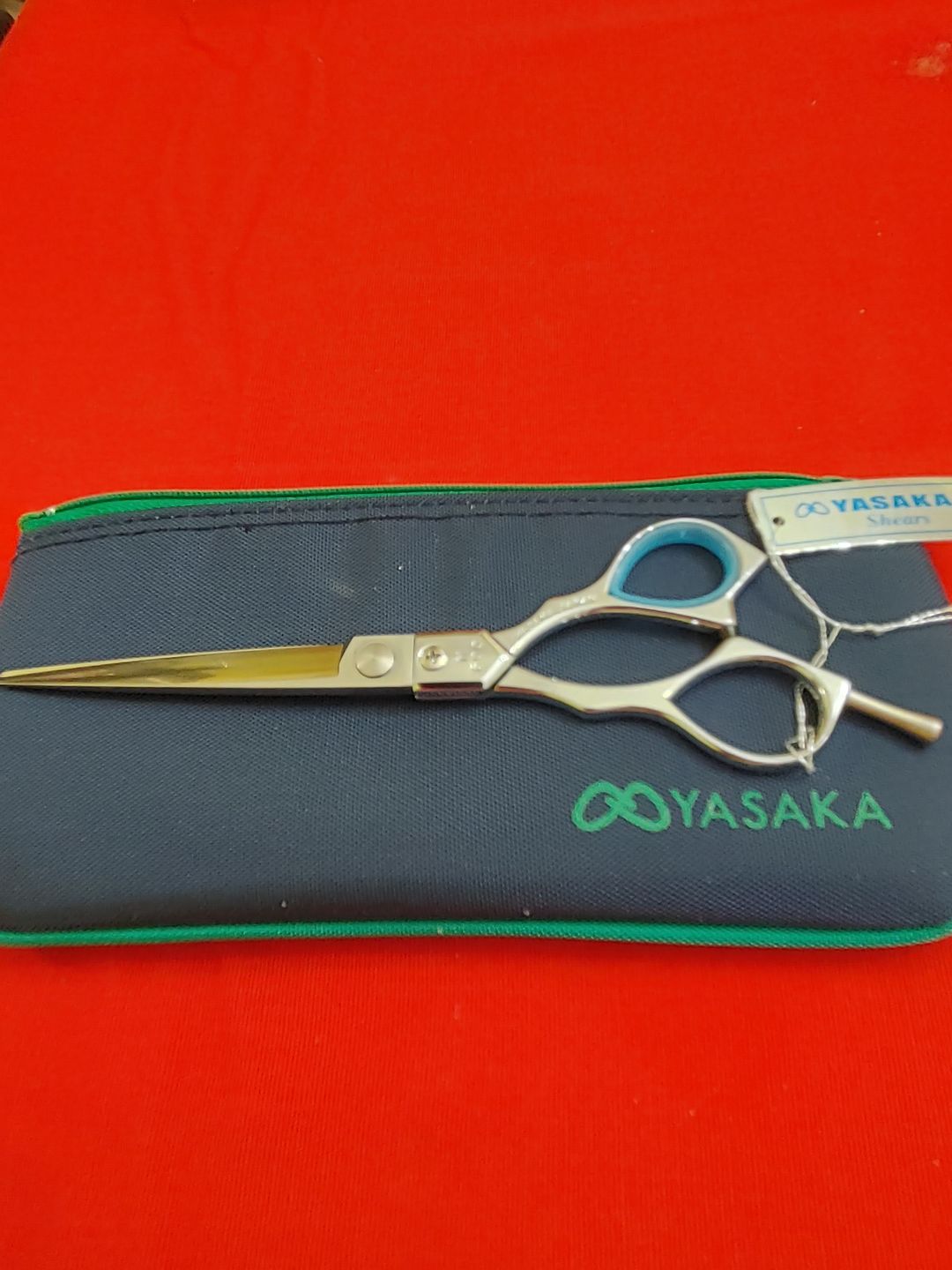 Customer photo review of Yasaka Offset Hair Cutting Shears