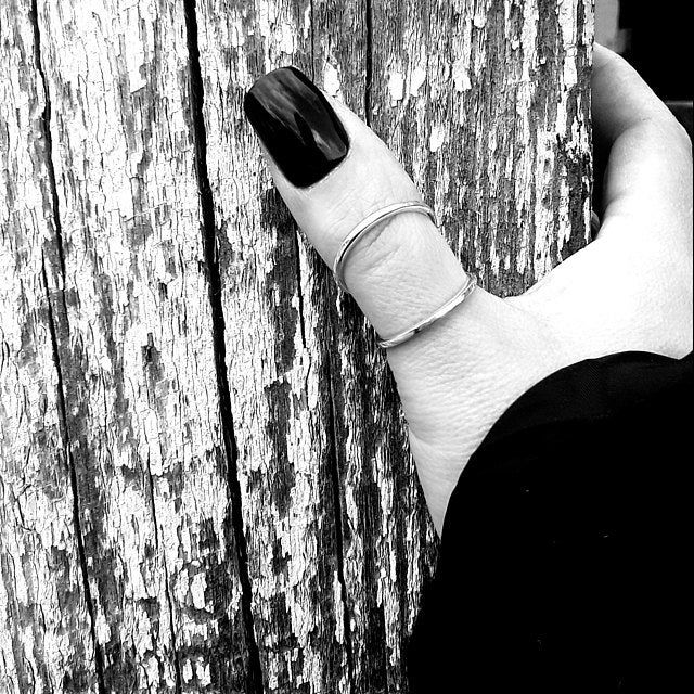 Customer photo review of Women's Splint Ring Sterling Silver