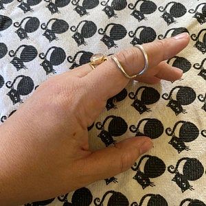 Customer photo review of Women's Splint Ring Sterling Silver