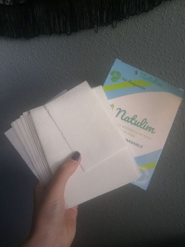 Customer photo review of Eco-Tiras de Detergente 40 lavados Natulim