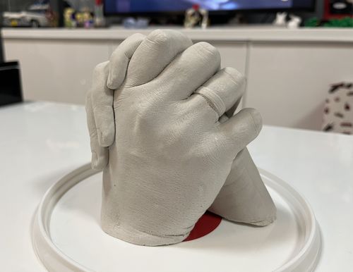 Customer photo review of Valentin | Kézszobor készítő - Szett