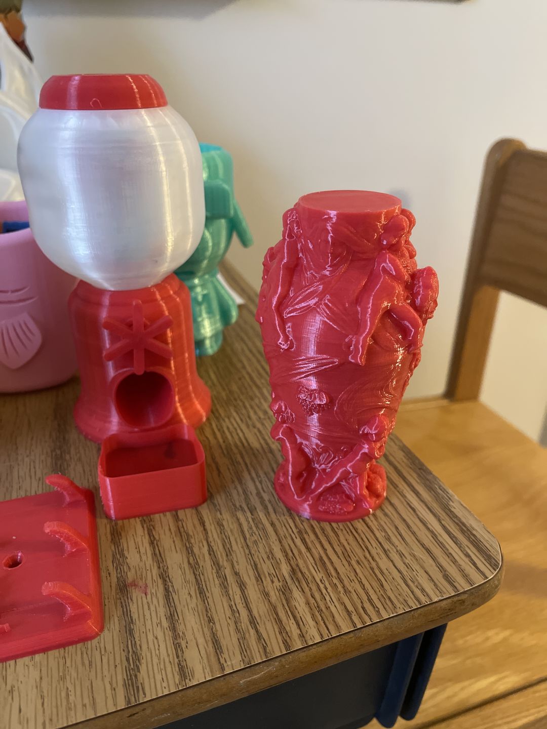 Customer photo review of Candy Red PETG Filament 1.75mm