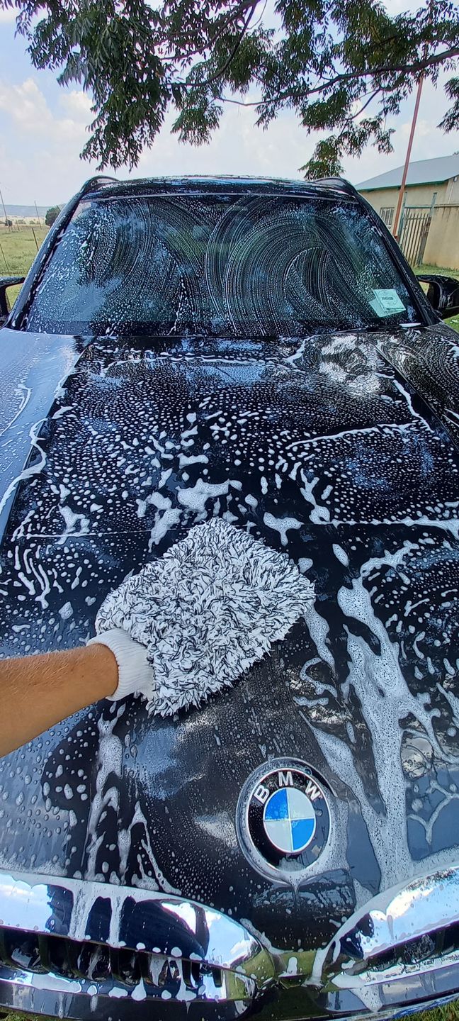 Customer photo review of Mircofiber Wash Mitt