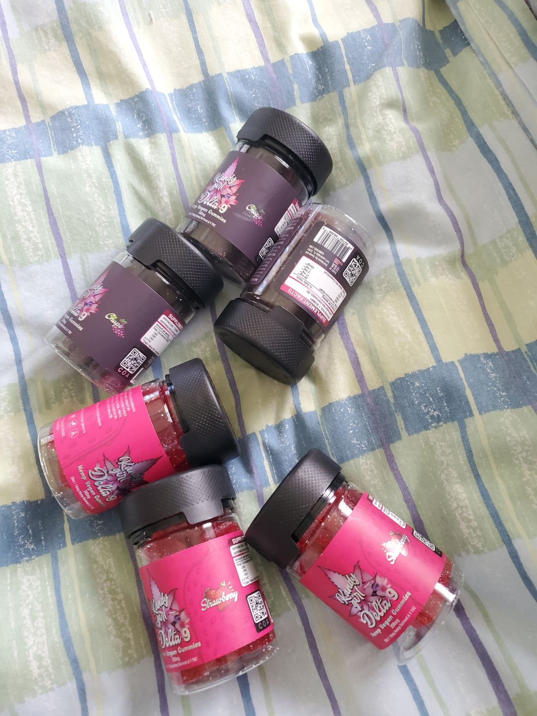Customer photo review of Delta 9 THC Gummy Holiday 6 Bottle Bundle