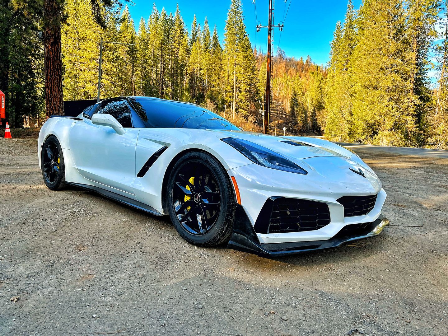 Customer photo review of Corvette C7 ZR1 Conversion Front Bumper Kit