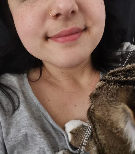 Customer photo review of Faux piercing Léa