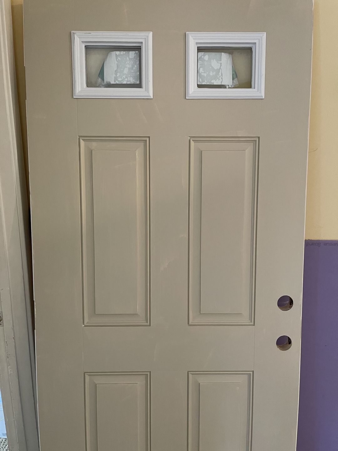 Customer photo review of Clear 1 Lite Glass and Frame Kit (6" x 8" Glass Size)