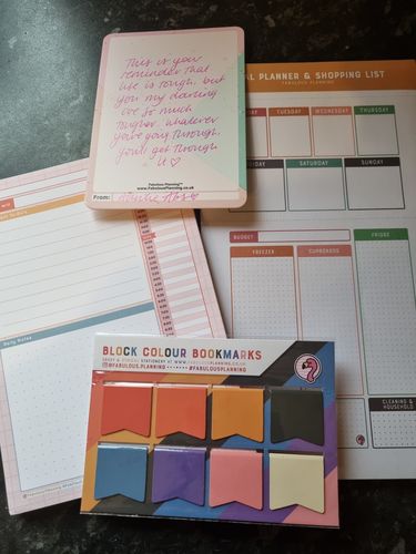 Customer photo review of DL 2-in-1 Shopping List / Meal Planner