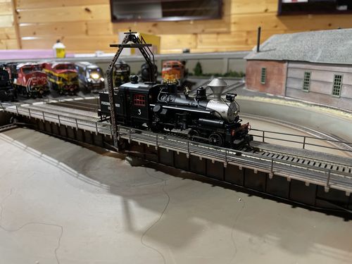 Customer photo review of Rivarossi HR2881S Heisler Steam locomotive, 2-Truck model, "Pickering Lumber Corp. #3", period III, with DCC-sound decoder, HO