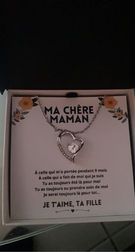 Customer photo review of Collier Coeur - Ma Chère Maman