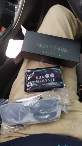 Customer photo review of Classic Mens Polarized Driving Sunglasses