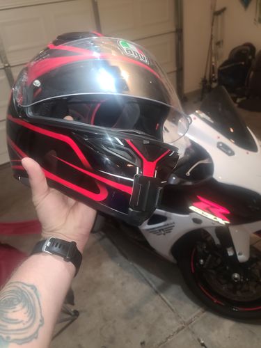 Customer photo review of AGV K3/K5 S/SV Camera Mount