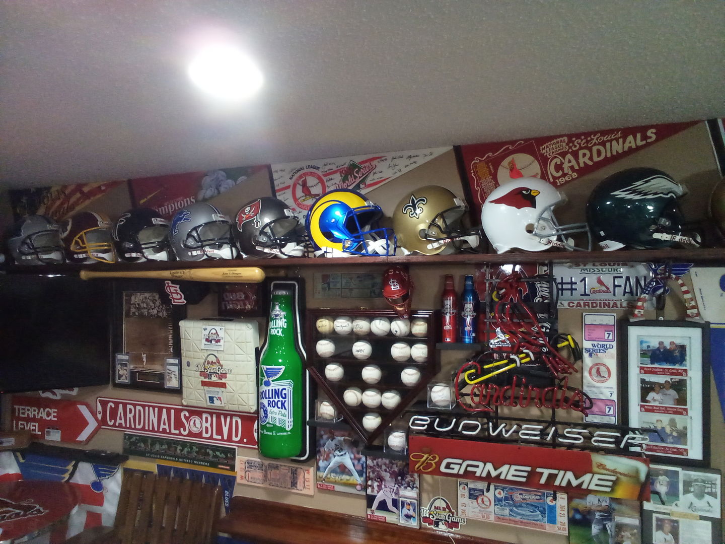 Customer photo review of LA Rams Riddell Speed Full Size Replica Football Helmet