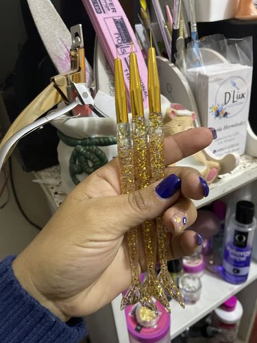 Customer photo review of Pincel Liner Sirena 3 pzas